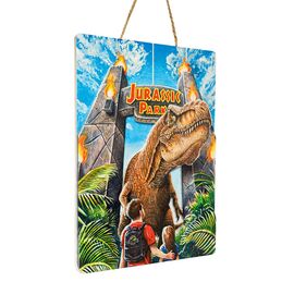 JURASSIC PARK - Gates - 3D WoodArts Poster '30x40cm'