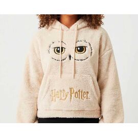 HARRY POTTER - Hedwig - Sherpa Hoodie (S)