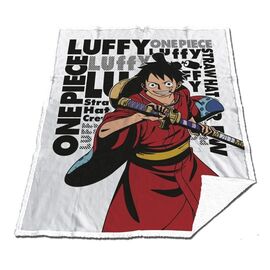 ONE PIECE - Sherpa Blanket 130x170cm - Luffy "Wano"