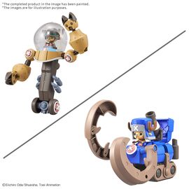 ONE PIECE- Chopper Robo Supper 2&3 Heavy Armor & Horn Dozer -Model Kit