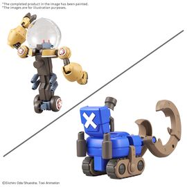 ONE PIECE- Chopper Robo Supper 2&3 Heavy Armor & Horn Dozer -Model Kit