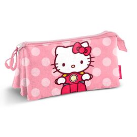 HELLO KITTY - Moto - Triple Pencil Case