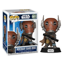 MANDALORIAN & GROGU - POP Star Wars N° 821 - Mercenary Guard Droid