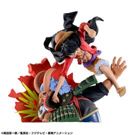 ONE PIECE - Logbox Re Birth Wano Kuni - 4 Statue Set Petitrama 9cm