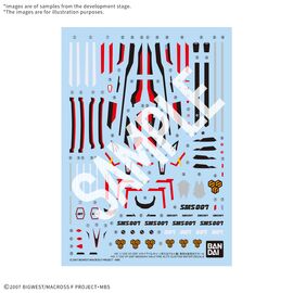 MACROSS - HG 1/100 VF-25F Messiah Valkyrie Water Decals - Model Kit