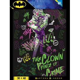 BATMAN - The Clown prince of crime - Golden Poster 30x40cm