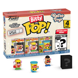 RETRO TOYS - Bitty Pop 4 Pack 2.5cm - Mr Potato Head