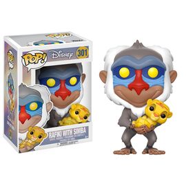 DISNEY - Lion King - POP N° 301 - Rafiki with Simba REPROD
