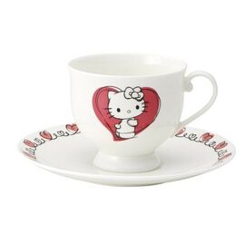 HELLO KITTY - Hello Kitty - Cup and saucer "Bone China" 240ml