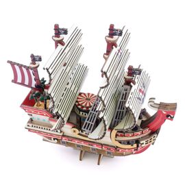 ONE PIECE - Red Force - Wood Model Kit 14cm