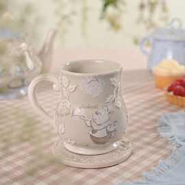 ALICE IN WONDERLAND - White Rabbit - Embossed Mug