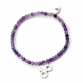 HARRY POTTER - Lightning Bolt -Sterling Silver Charm & Pearls Bracelet