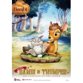 BAMBI - Bambi & Thumper - Statue Master Craft 26.5cm