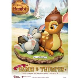 BAMBI - Bambi & Thumper - Statue Master Craft 26.5cm