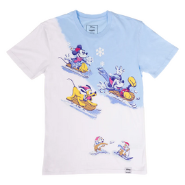 MICKEY & FRIENDS - Winter Wonderland - T-Shirt Unisex Loungefly (XL)