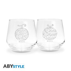 ONE PIECE - Demon fruit - 2 Glasses Set 300ml