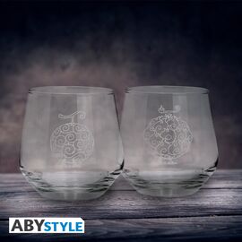 ONE PIECE - Demon fruit - 2 Glasses Set 300ml