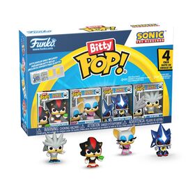 SONIC - Bitty Pop 4 Pack 2.5cm - Shadow