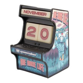 GAMERATION - Arcade - Resin 3D Perpetual Calendar (Glow)