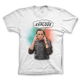 THE BIG BANG - T-Shirt Sheldon Your Head Will Now ... - White (S)
