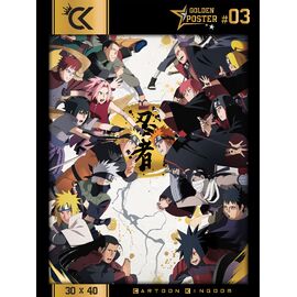 NARUTO SHIPPUDEN - Golden Poster 30x40cm