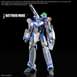 MACROSS -HG 1/100 VF-31J Siegfried (Hayate Use) Water Decal -Model Kit