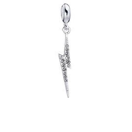 HARRY POTTER - Lightning Bolt - Crystals Slider Charm for Bracelet
