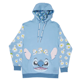 LILO AND STITCH - Springtime Stitch - Hoodie Unisex Loungefly (M)