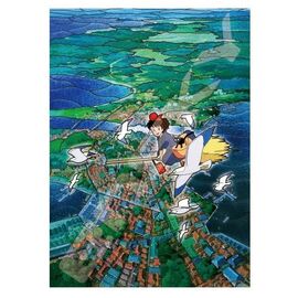 KIKI'S DELIVERY SERVICE - Koriko's Sky - Stained Glass Puzzle 500P