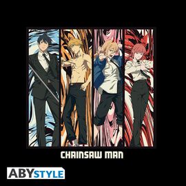CHAINSAW MAN - T-Shirt Group Unisex black (XL)