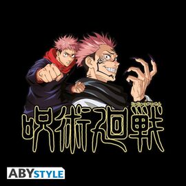 JUJUTSU KAISEN - T-Shirt Itadori & Sukuna Unisex black (XL)