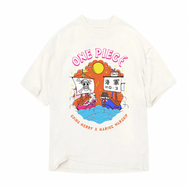 ONE PIECE - Going Merry X Marine Warship - T-Shirt Men (XL)