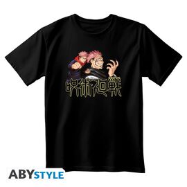 JUJUTSU KAISEN - T-Shirt Itadori & Sukuna Unisex black (S)