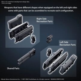 Armored Core - Option parts set Armored Core VI Weapon set 02 - Model Kit