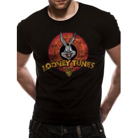 LOONEY TUNES - T-Shirt IN A TUBE- Destroy Logo (M)