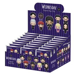 WEDNESDAY - Series 5 - 3D Foam Bag Clip (Display 24 Pcs)
