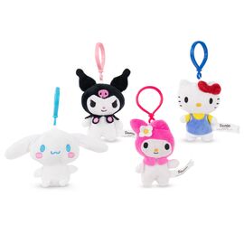 HELLO KITTY & Friends - Assortment of 32 Bag Clips 4 Models - 15cm