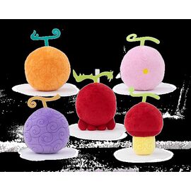 ONE PIECE - Fruits - Assortment of 5 Plush 7inch