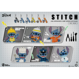 DISNEY - Stitch job experience camp series - 12 Keychain Display 4cm