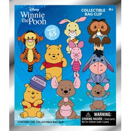 WINNIE THE POOH - Series 2 - 3D Foam Bag Clip (Display 24 Pcs)