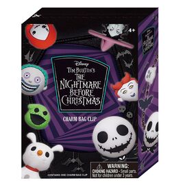 NIGHTMARE BEFORE CHRISTMAS - Charm Bag Clip (Display 24 Pcs)
