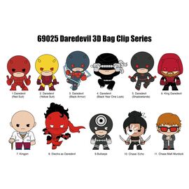 DAREDEVIL - 3D Foam Bag Clip (Display 24 Pcs)