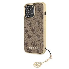 Guess GUHCP13LGF4GBR iPhone 13 Pro / 13 6.1 "brown / brown hardcase 4G Charms Collection