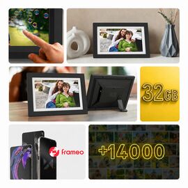 Wozinsky WRC-32 10.1" Digital Photo Frame with Frameo 32GB App - Black