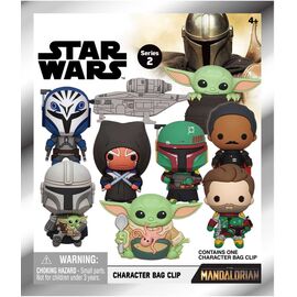 STAR WARS - Mandalorian Series 2 - 3D Foam Bag Clip (Display 24 Pcs)