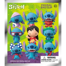 STITCH - Series 1 - 3D Foam Bag Clip (Display 24 Pcs)