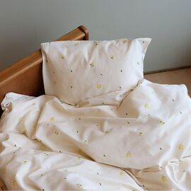 By Mats - Lemons Baby Bed Linen Set - 70x100 cm and 40x45 cm (MAT266) / Baby and Children