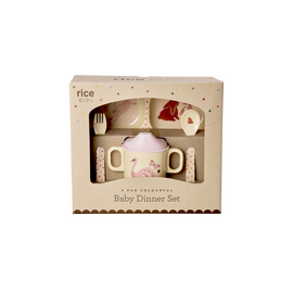 Rice - Melamine Baby Dinner Set - Fairytale Print - 4 pcs / Baby and Children