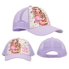 Topmodel - Printed Cap SUNNY DOG - Purple and Light Yellow / Toys