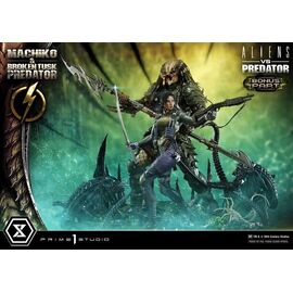 Aliens vs. Predator (Comic) Ultimate Premium Masterline Statue 1/4 Machiko & Broken Tusk Predator DX Bonus Version 84 cm
